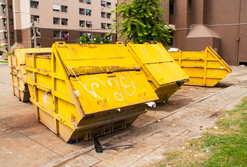 Professional site clearance machinery working in Greenwich